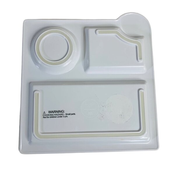 Mickey Mouse Toddler Kids Melamine Dinner Plate 3 Compartment Sports Non Slip - Picture 3 of 7